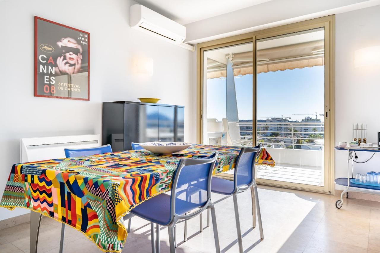 Palm Beach- Free Wifi- Parking- Sea View Apartment Cannes Bagian luar foto