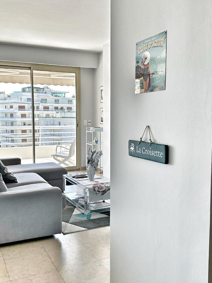 Palm Beach- Free Wifi- Parking- Sea View Apartment Cannes Bagian luar foto